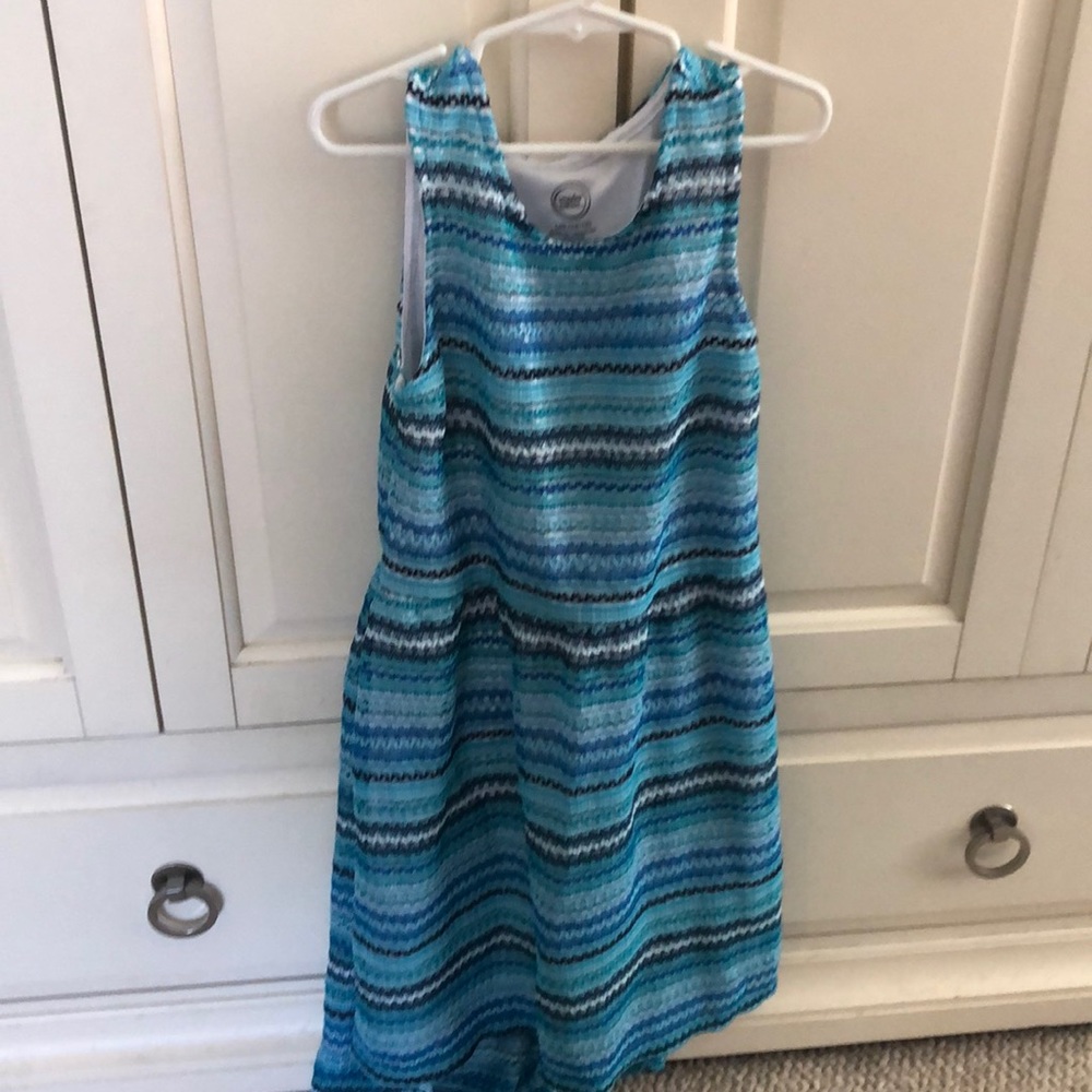 Girls size 10-12 blue dress! EUC worn a few times